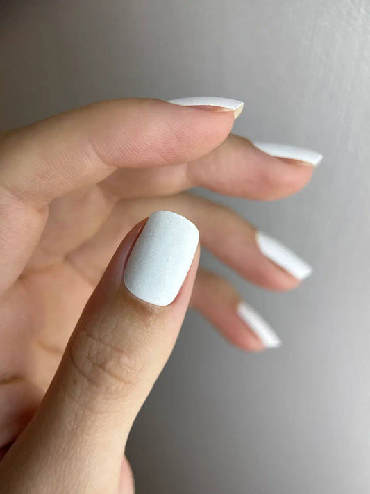 Manicure White. Nail wraps WM-459