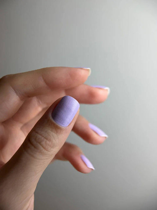 Manicure Light Lilac. Nail wraps WM-522