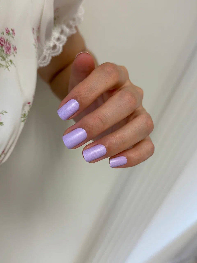 Manicure Light Lilac. Nail wraps WM-522