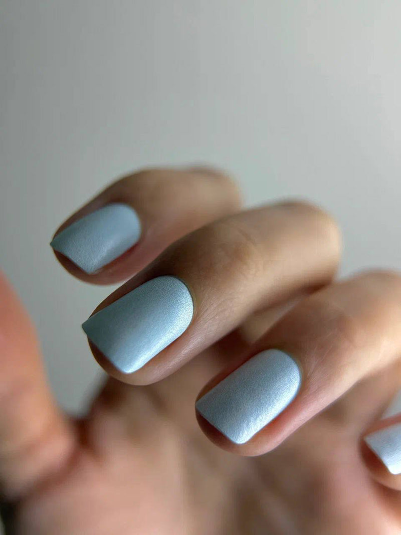 Manicure Blue. Nail wraps WM-544