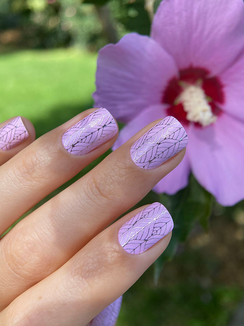 Manicure Light Ornament. Colored Foil. Nail wraps WM-547