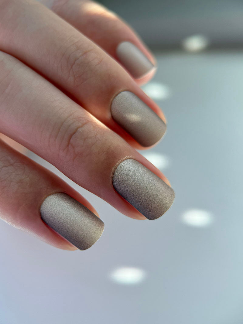 Manicure Gradient. Brown. Nail wraps WM-557