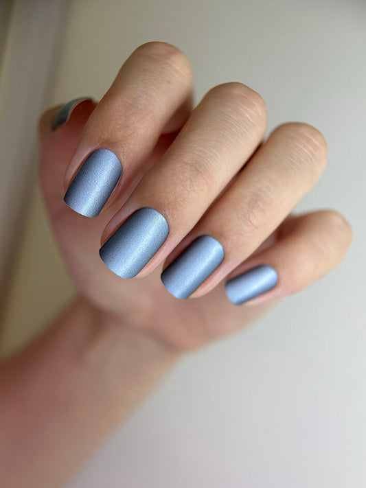 Manicure Gradient. Gray. Nail wraps WM-560