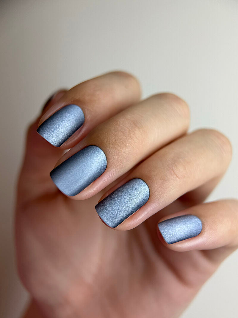 Manicure Gradient. Gray. Nail wraps WM-560