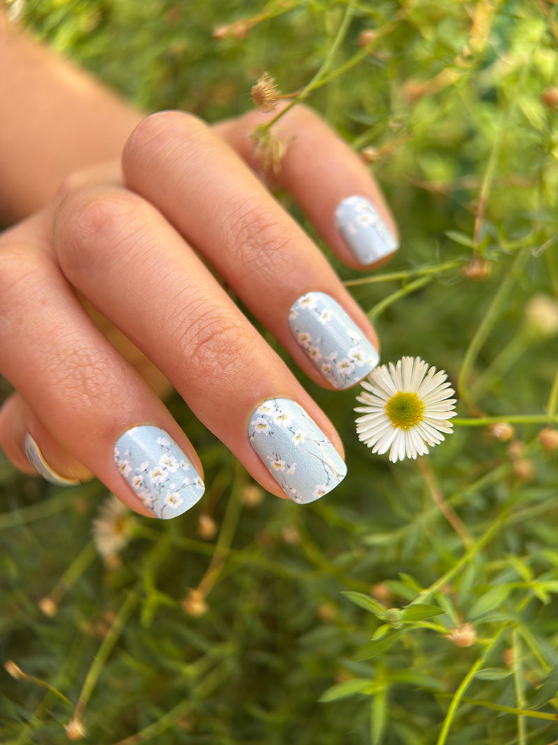 Manicure Small Flowers. Nail wraps WM-568