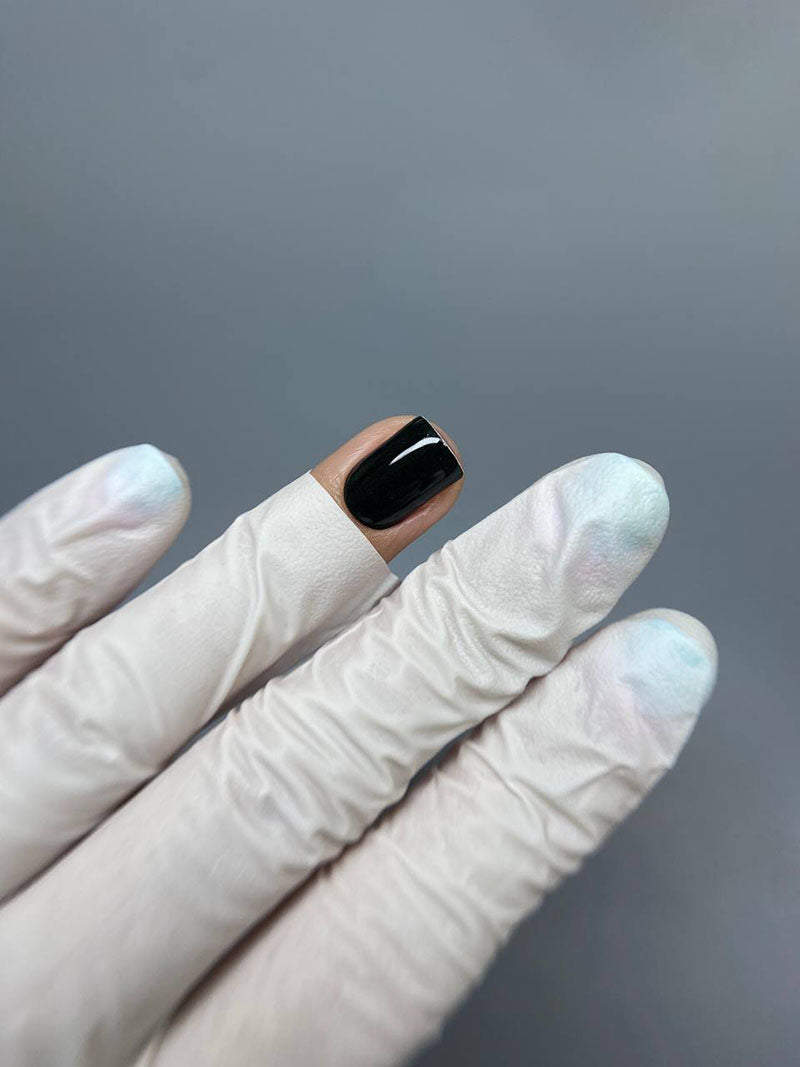 Manicure Black. Nail wrap WM-782