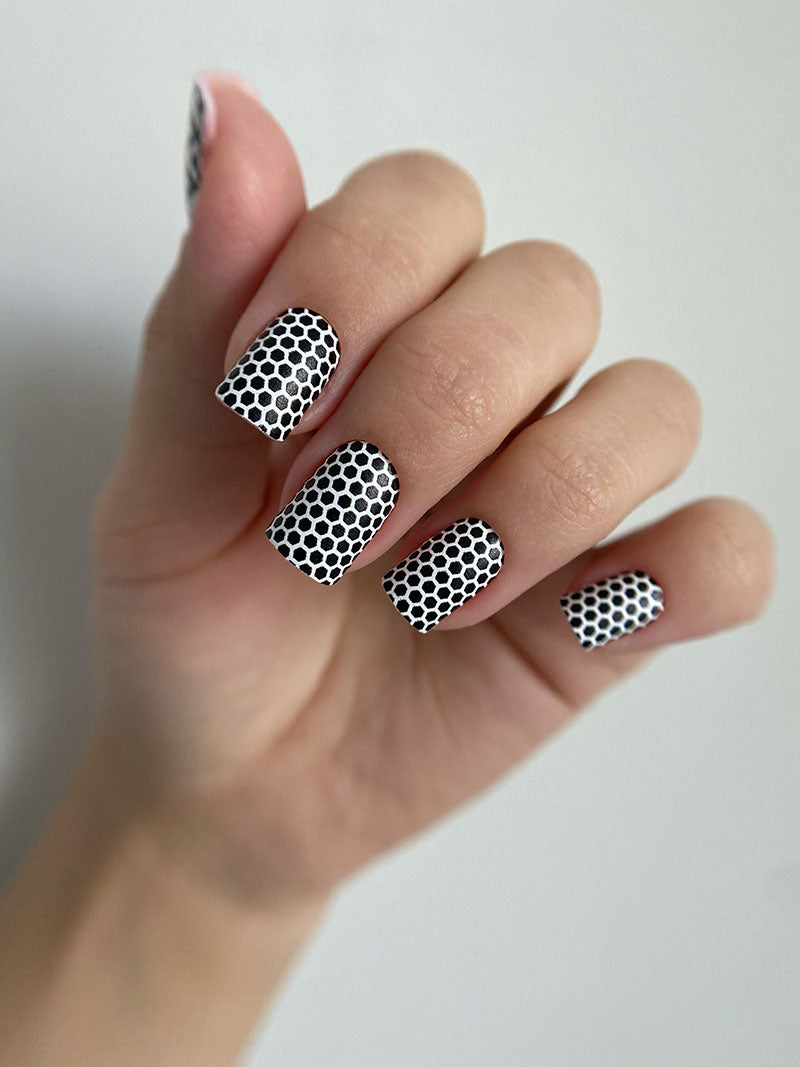 Manicure Geometry. Nail wrap WM-889