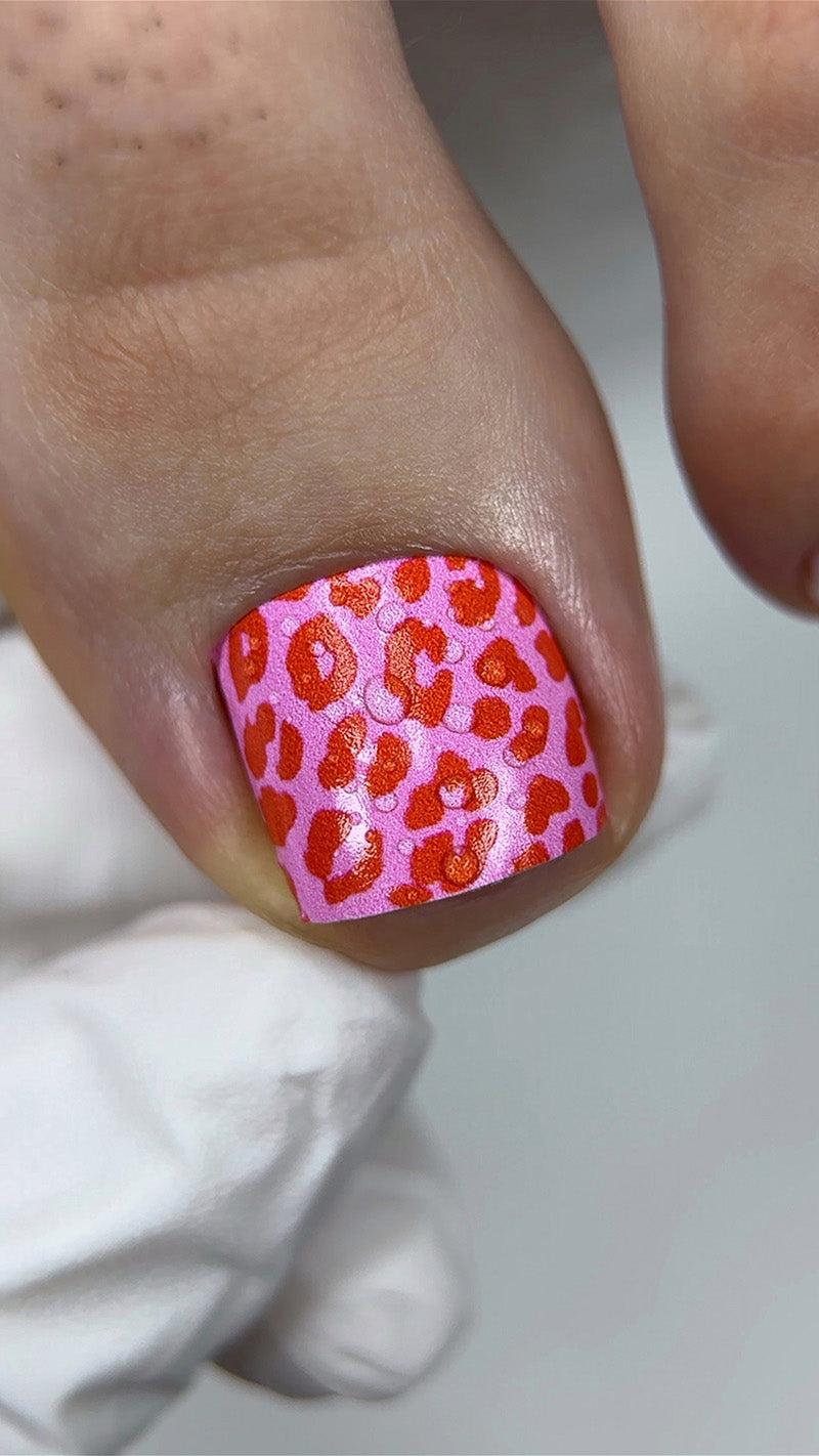 Pedicure Multicolored Mix. Nail wrap WR-709