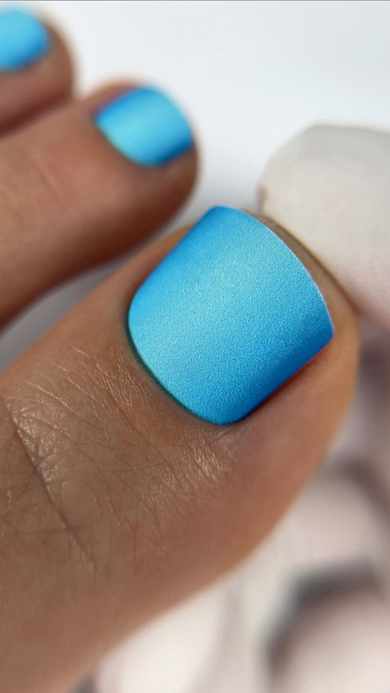 Pedicure Gradient. Blue. Nail wrap WR-833