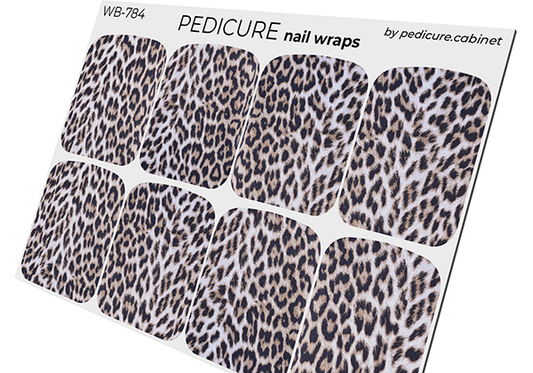 Pedicure Leo. Small delicate. Large. Nail wrap WB-784