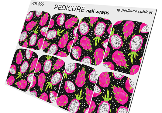 Pedicure Dragon. Large. Nail wrap WB-855