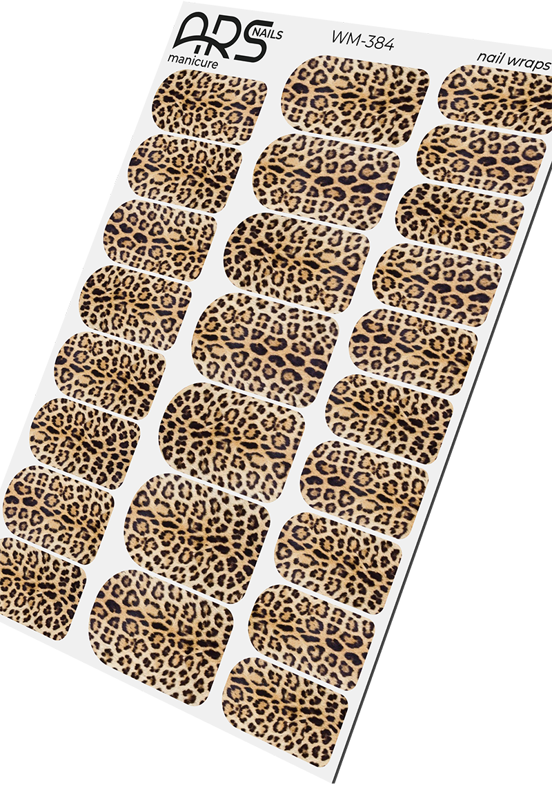 Manicure Leo classic. Nail wraps WM-384