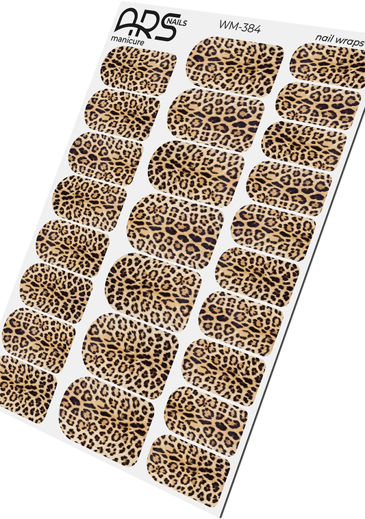Manicure Leo classic. Nail wraps WM-384