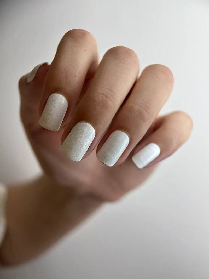 Manicure White. Nail wraps WM-459