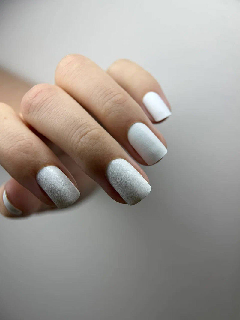 Manicure White. Nail wraps WM-459