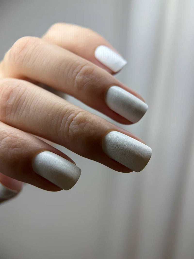 Manicure White. Nail wraps WM-459