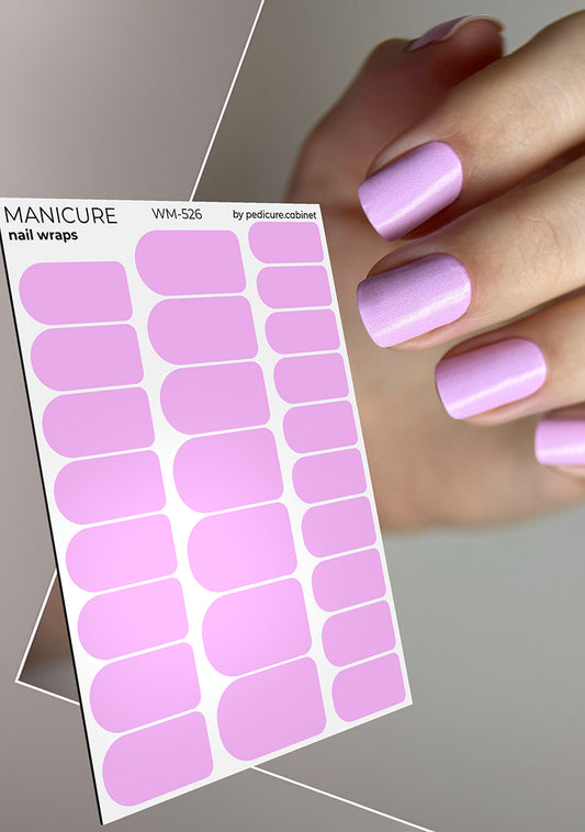Manicure Light Pink. Nail wraps WM-526