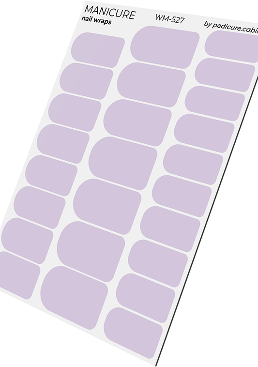 Manicure Light Lilac. Nail wraps WM-527