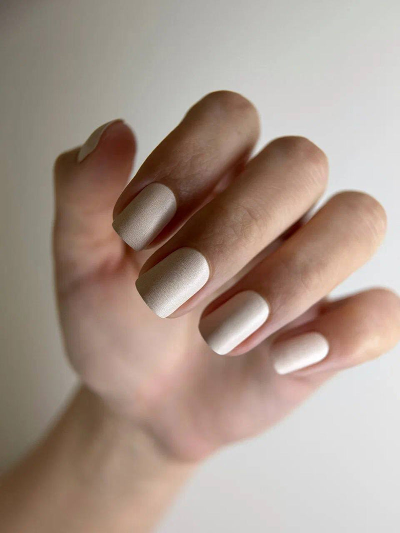 Manicure Light Beige. Nail wraps WM-528