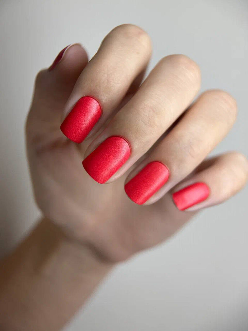 Manicure Dark Red. Nail wraps WM-530