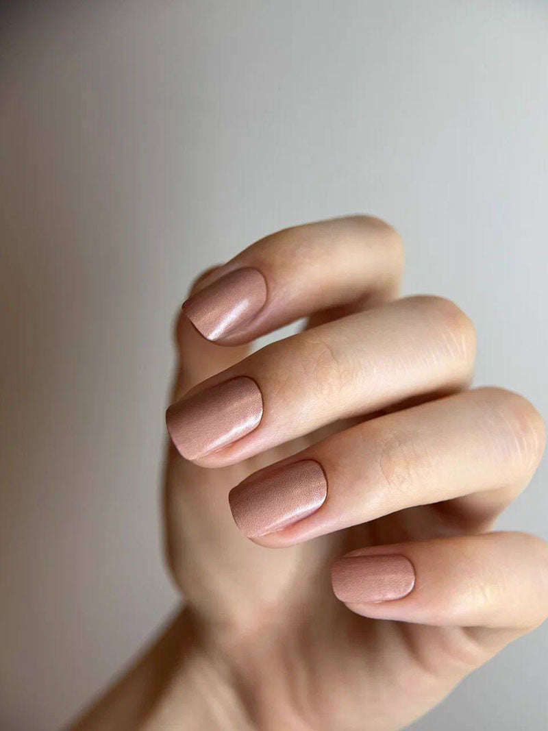 Manicure Brown. Nail wraps WM-540