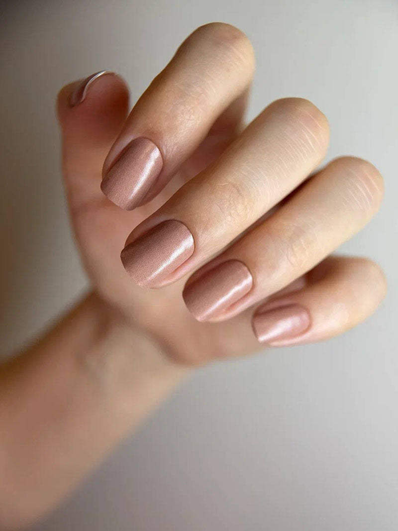 Manicure Brown. Nail wraps WM-540