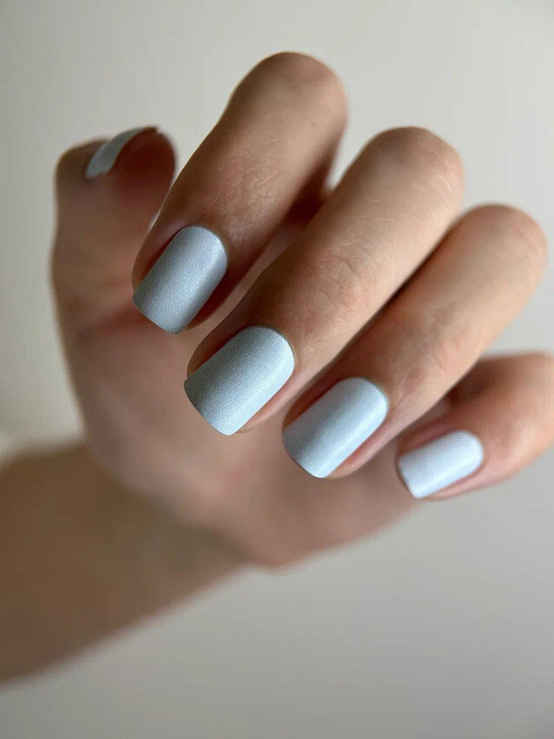 Manicure Blue. Nail wraps WM-544