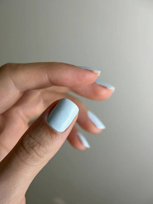 Manicure Blue. Nail wraps WM-544