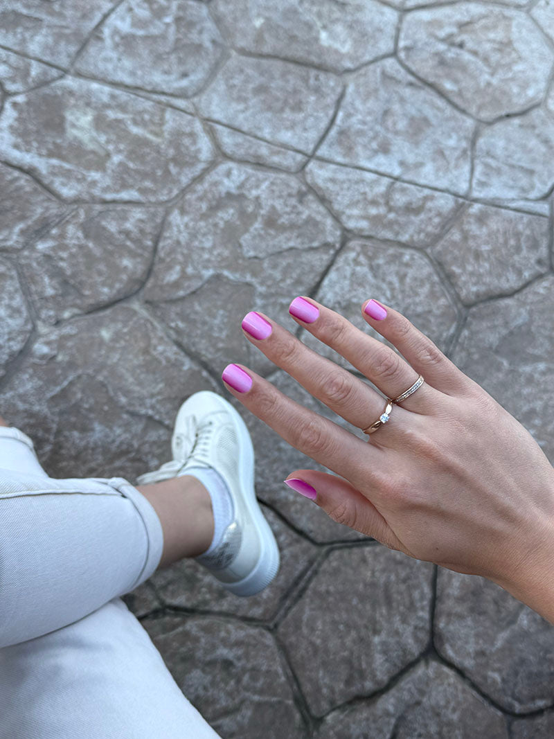 Manicure Gradient. Pink. Nail wraps WM-556