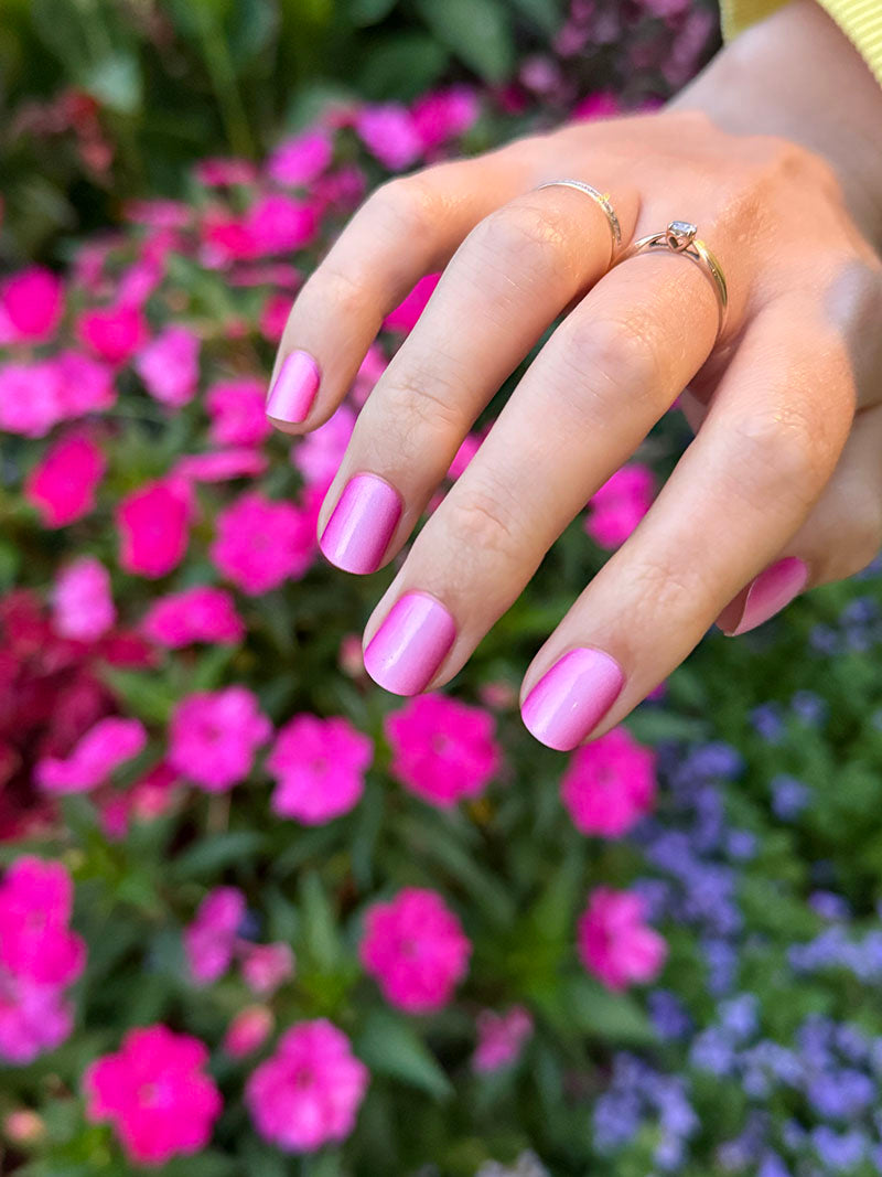 Manicure Gradient. Pink. Nail wraps WM-556