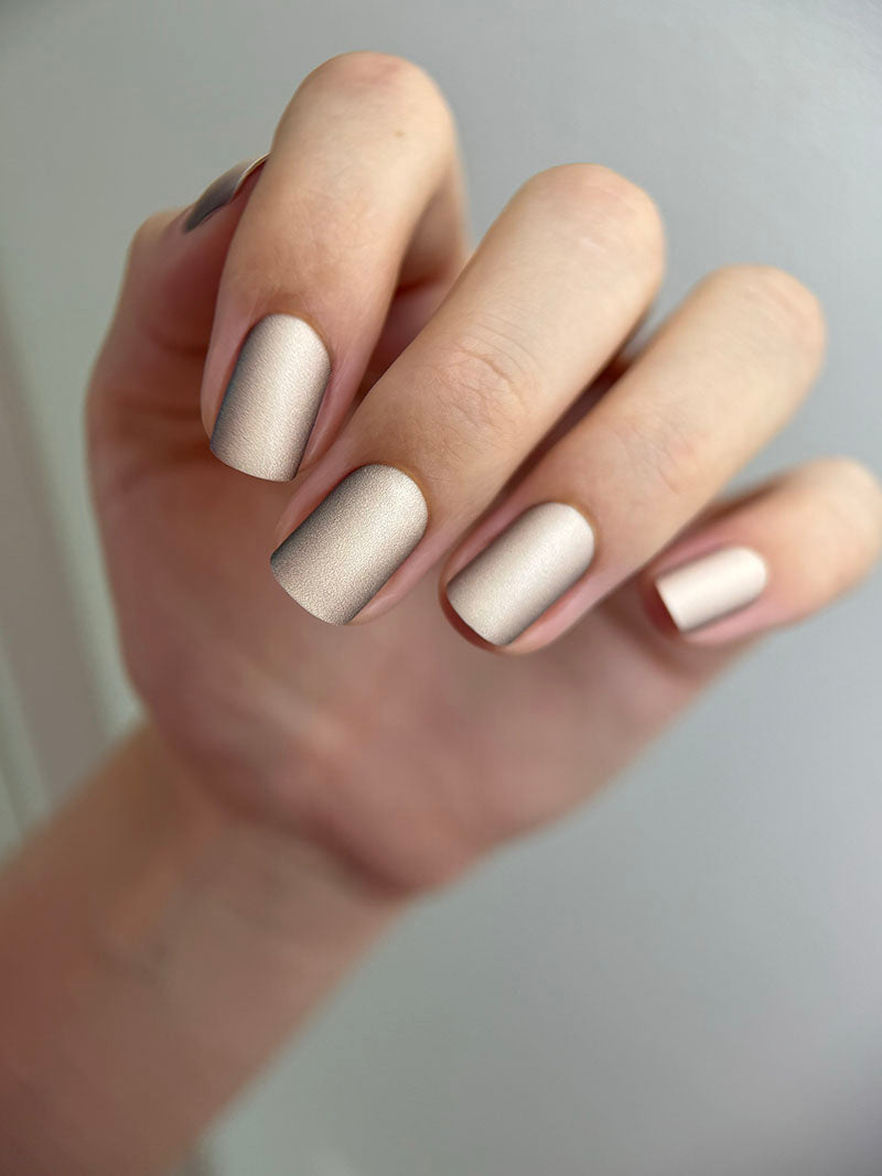 Manicure Gradient. Brown. Nail wraps WM-557