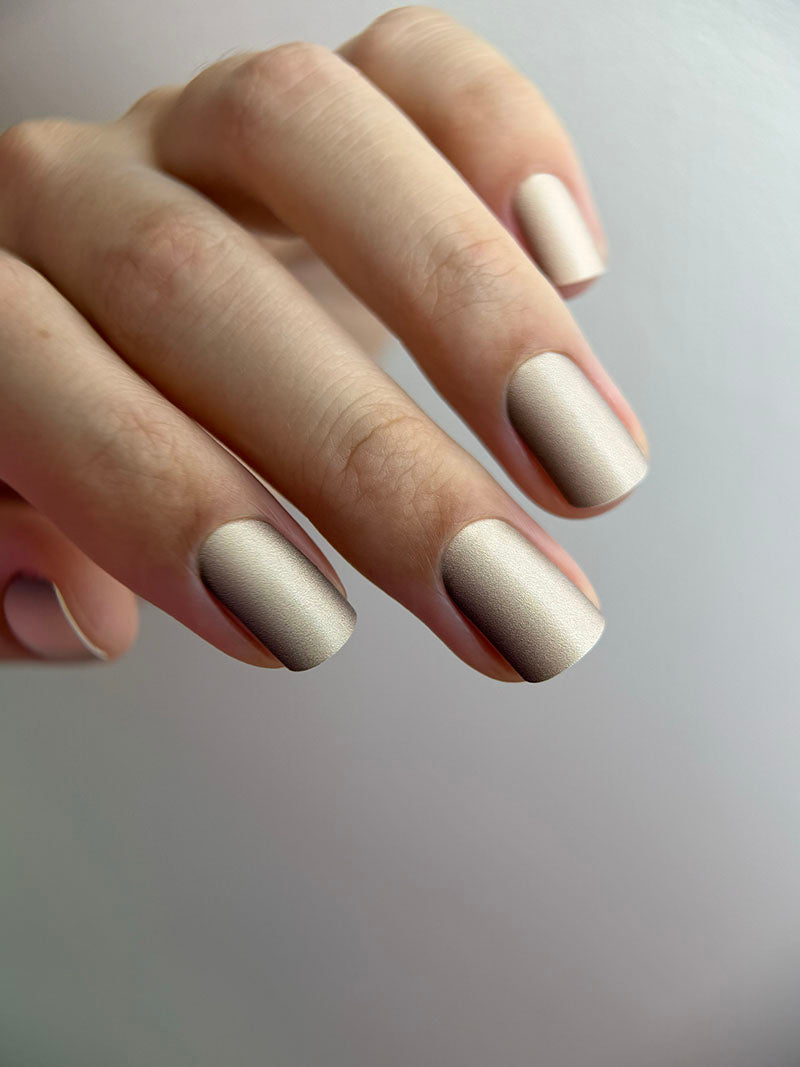 Manicure Gradient. Brown. Nail wraps WM-557