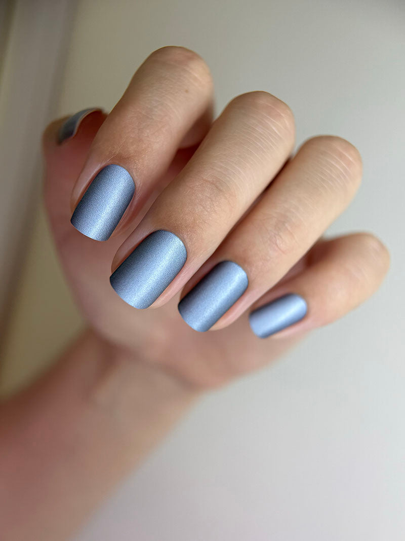 Manicure Gradient. Gray. Nail wraps WM-560