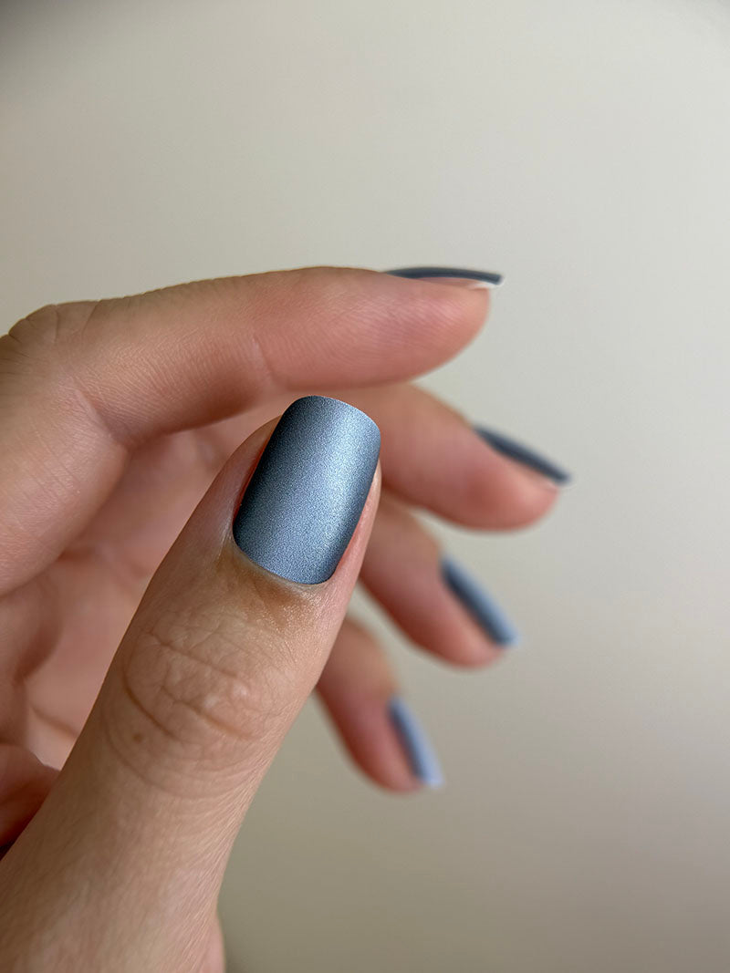 Manicure Gradient. Gray. Nail wraps WM-560