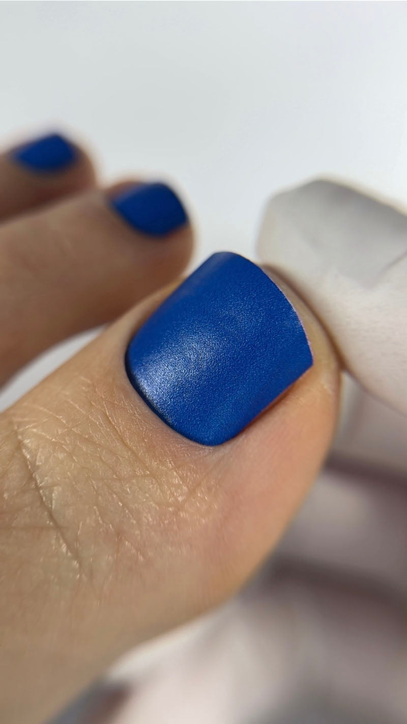 Pedicure Blue. Nail wraps WR-531