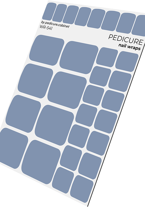 Pedicure Denim. Nail wraps WR-541