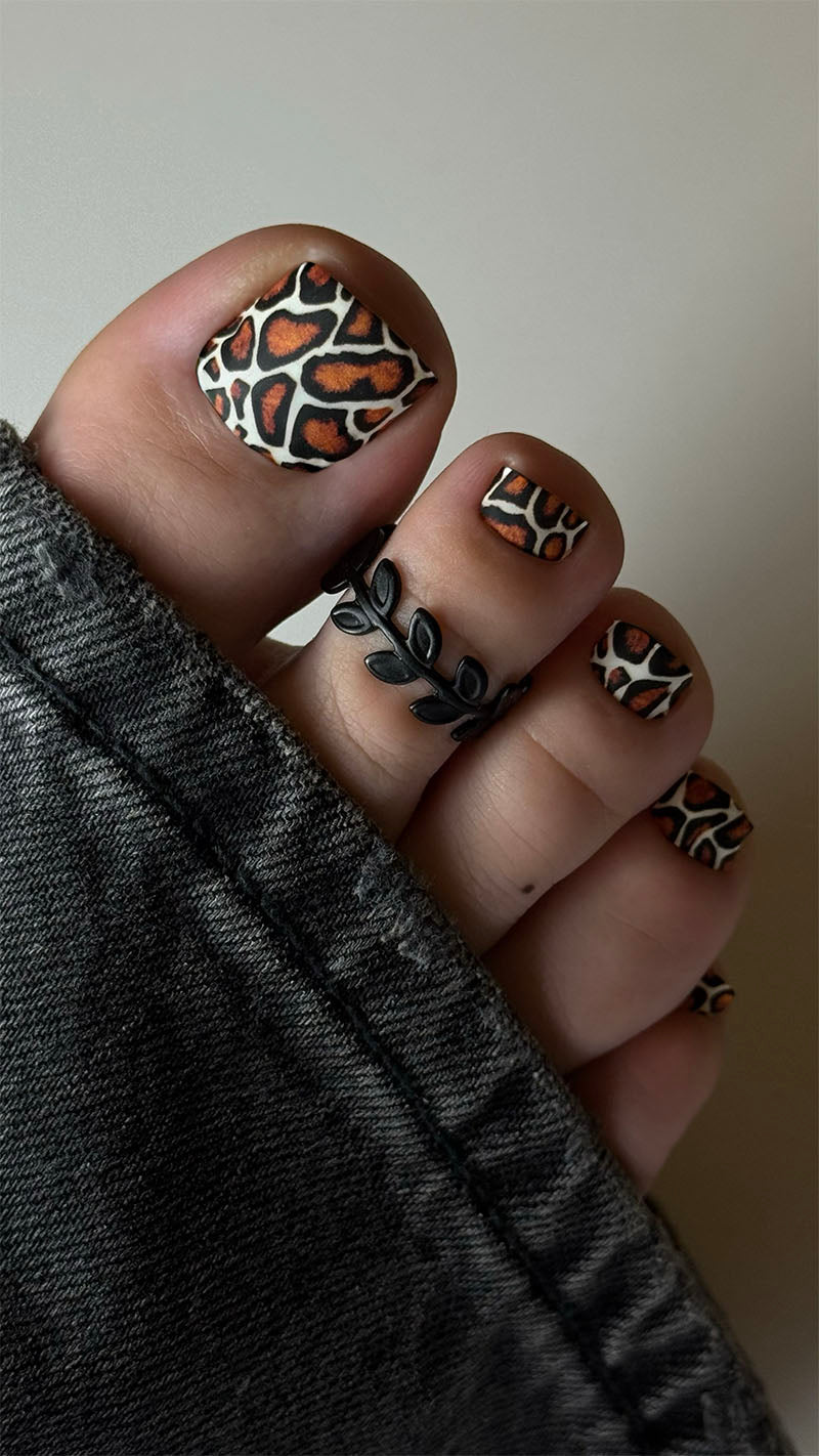 Pedicure Giraffe. Nail wrap WR-631