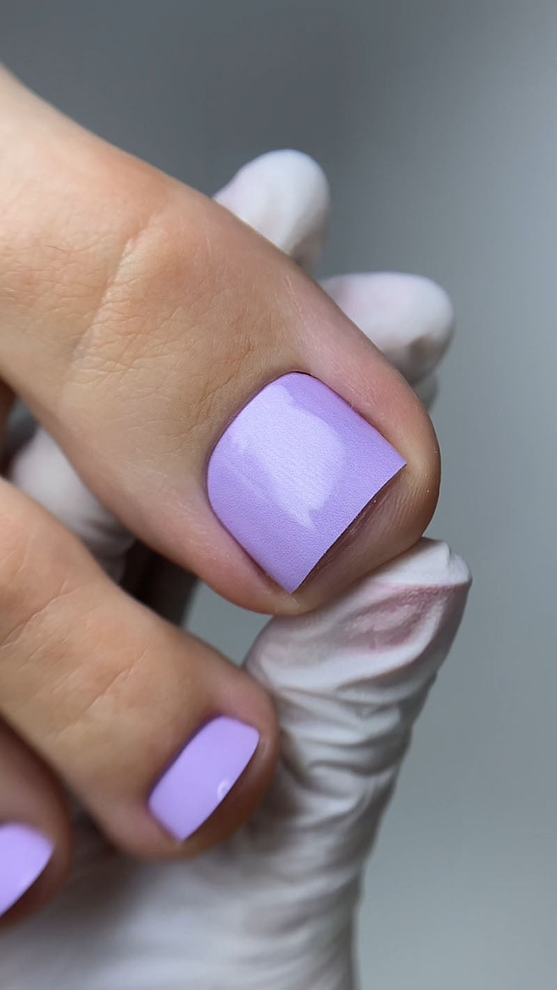 Pedicure Lilac light. Nail wrap WR-811