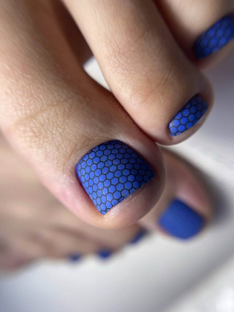 Pedicure Mesh. Nail water decals SR-015