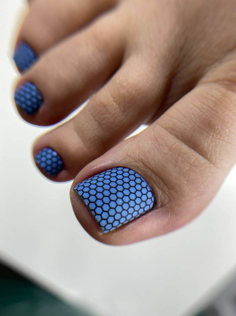 Pedicure Mesh. Nail water decals SR-015