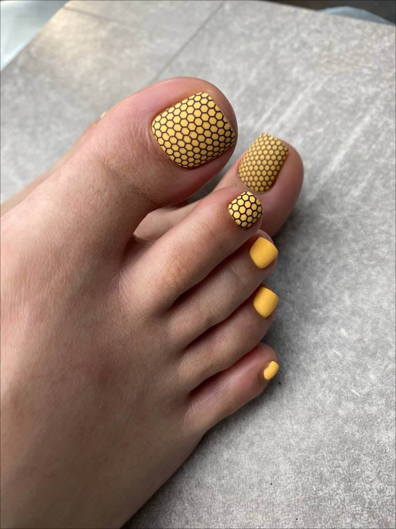 Pedicure Mesh. Nail water decals SR-015