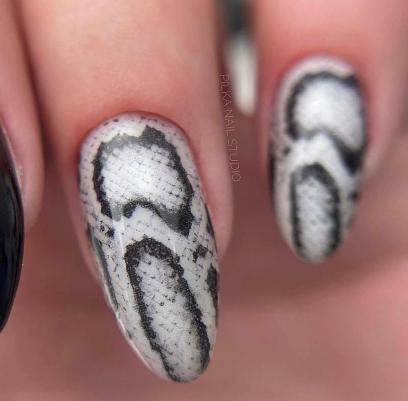 Manicure Python. Nail water decals SR-028